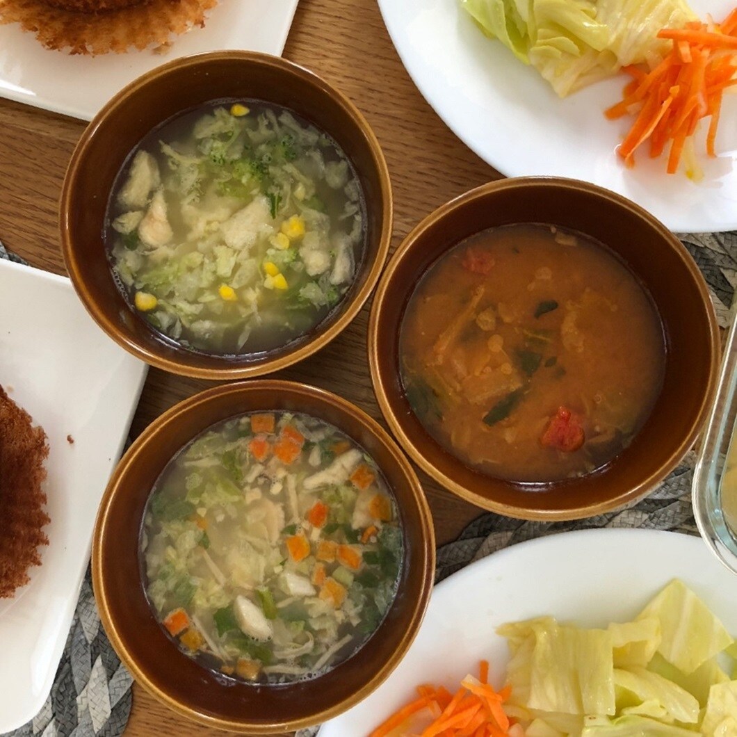 【泉中央セルバ】食べるスープみそ４種類