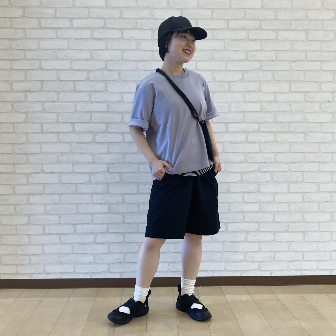 【婦人　涼感ワイド半袖Tシャツ】