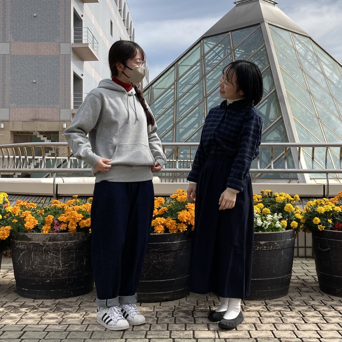 リブタートルネックセーター