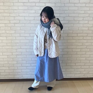 【泉中央セルバ】毎日に寄り添う。カポック混二重ガーゼ長袖ワンピースのご紹介