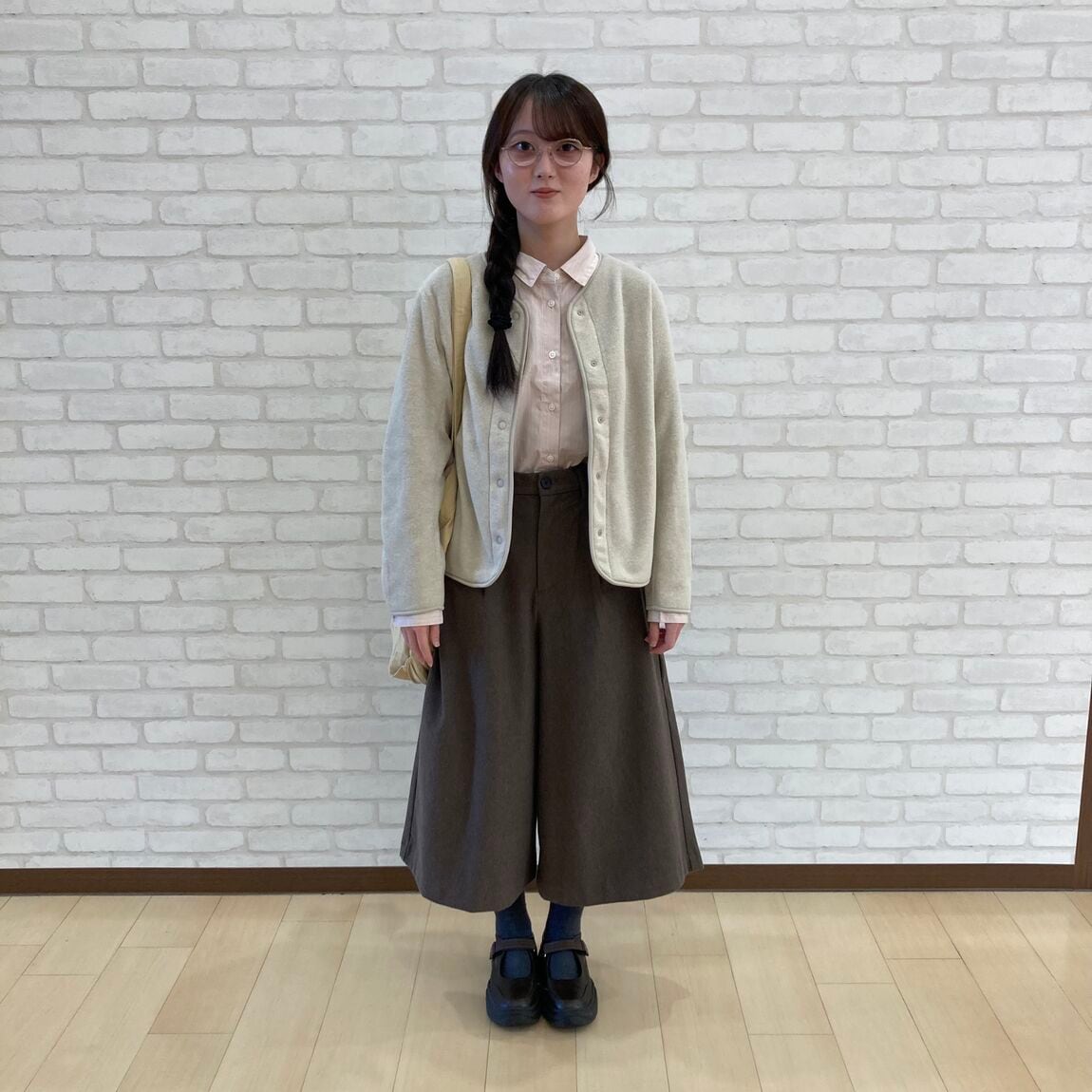 起毛ジャージークロップドパンツ