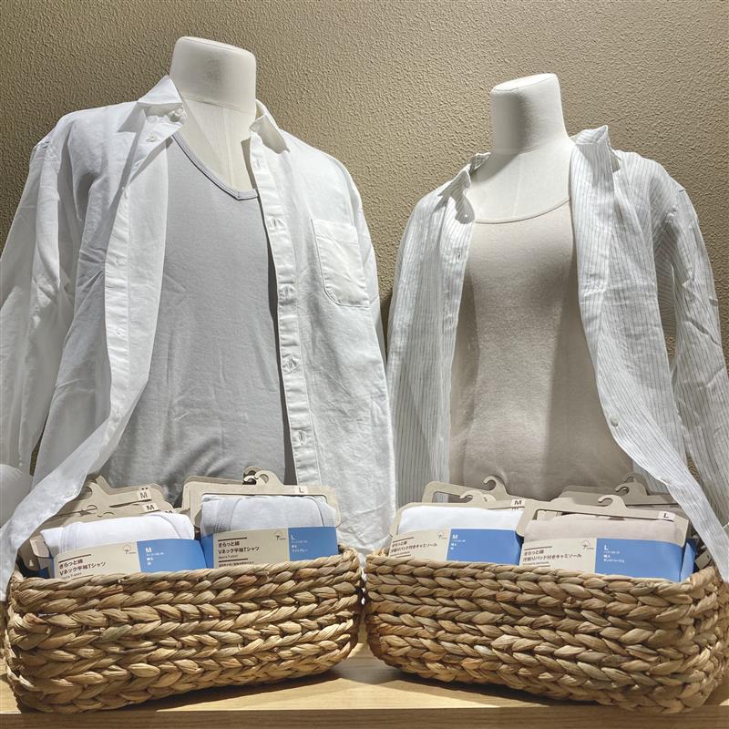 さらっと綿インナーのマネキン