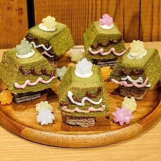 【テラスモール湘南】簡単アレンジ！バウムとウエハースでつくるツリーのレシピ