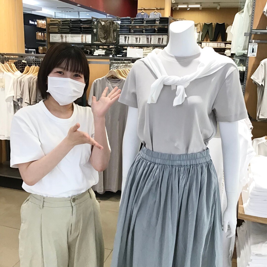 【ゆめシティ新下関】夏の一枚に、無印のTシャツはいかがですか