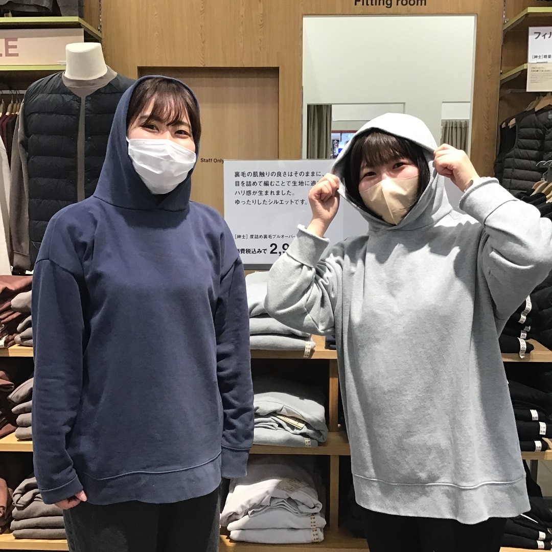 【ゆめシティ新下関】度詰め裏毛プルオーバーパーカー