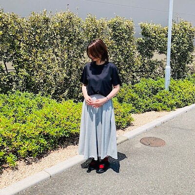 【ゆめシティ新下関】薄手で軽やか。ライトスウェットフレアスカート