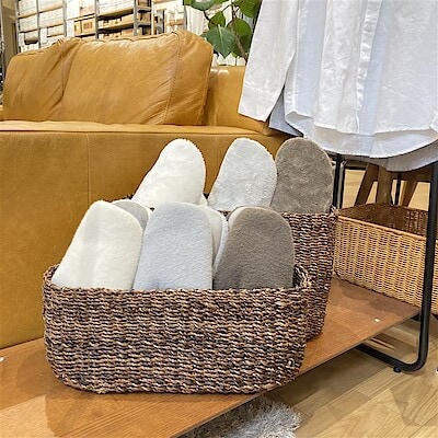 【西友荻窪】あたたかファイバールームシューズ・スリッパ