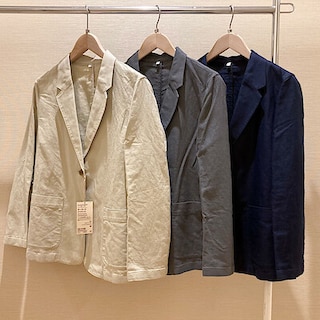 【西友荻窪】ヘンプ混ツイル素材のテーラードジャケットのご紹介）