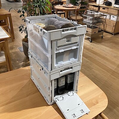 【西友荻窪】収納しやすくて、取り出しやすいコンテナのご紹介