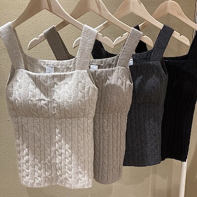 【西友荻窪】　新商品　コットン混もこもこニットのご紹介