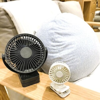【イオンモール松本】置いても、はさんでも使える充電式ファン