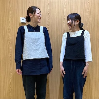 【イオンモール各務原】春のレイヤードに　二重ガーゼ ドットドビー タンクトップ