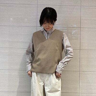 【アミュプラザおおいた】ミラノリブ編みベストのご紹介！