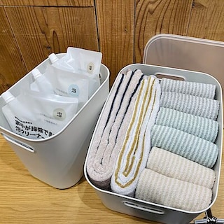 【アミュプラザおおいた】水洗いできてやわらかい、家じゅうで使える収納ケース