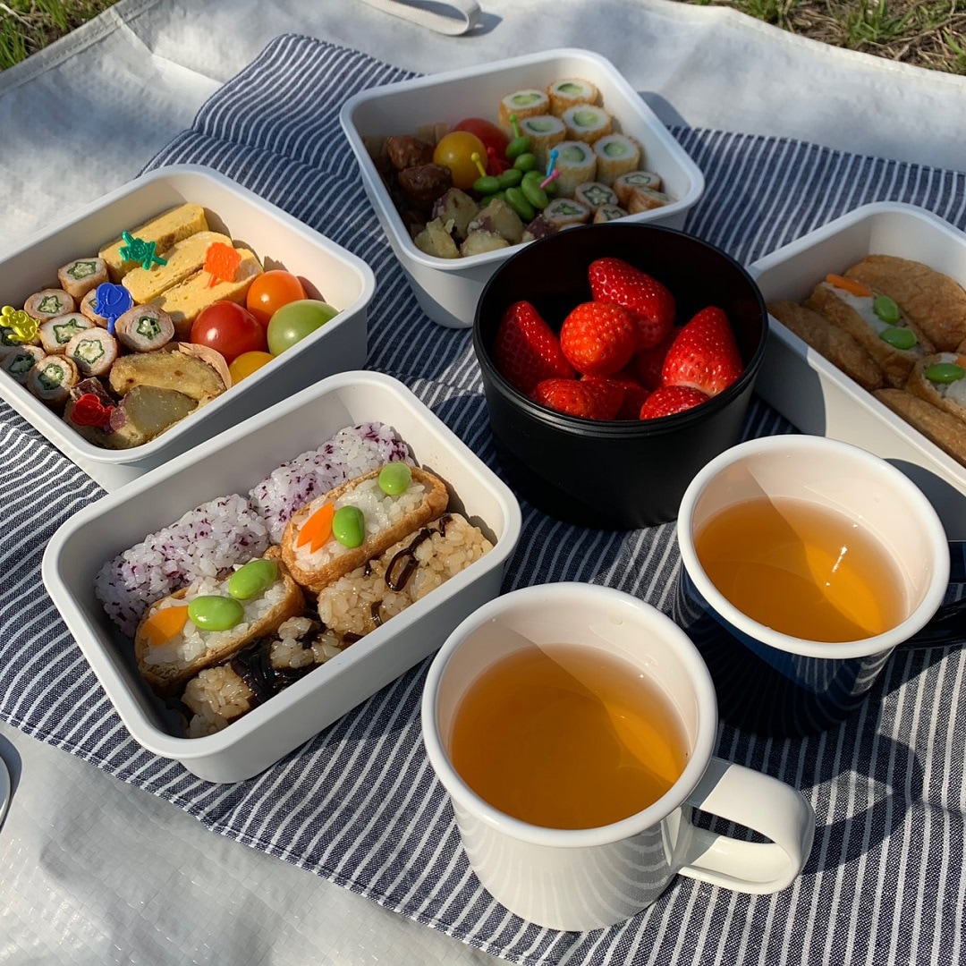 イオンモール名古屋茶屋 ピクニックに最適 重ねやすくサイズが選べるお弁当箱とは スタッフのおすすめ 無印良品