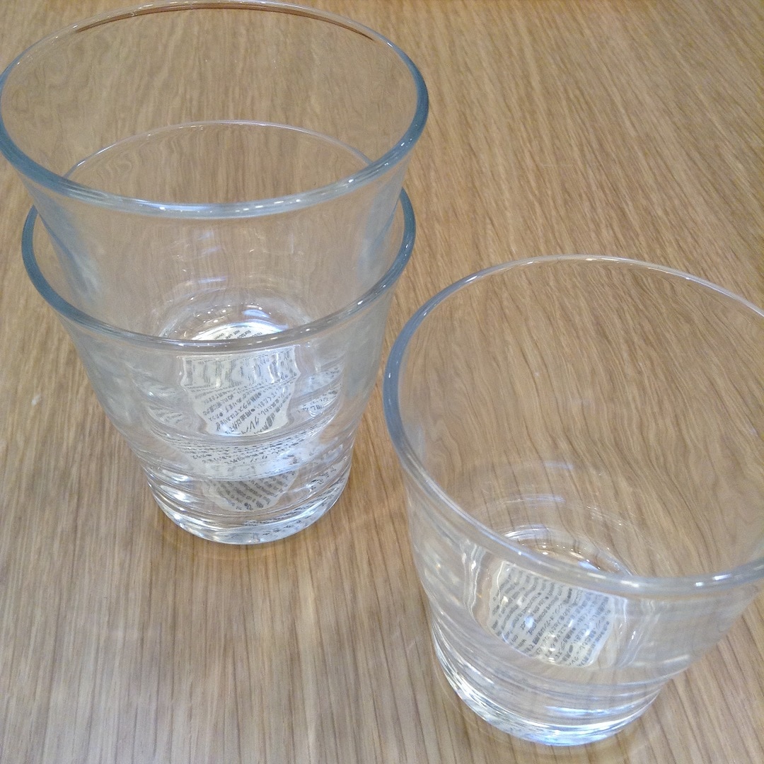 キービジュアル画像：無印良品のグラスの秘密。