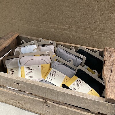 【ルミネ池袋】あったか綿　Uネック八分袖Ｔシャツ(婦人）