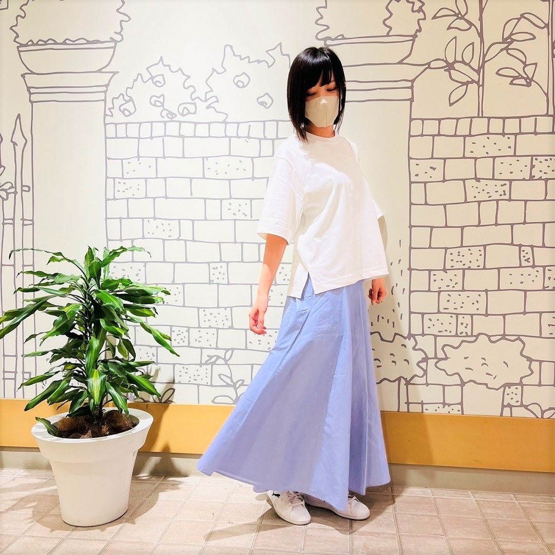 【モレラ岐阜】今週のコーデ　涼感ワイドTシャツ