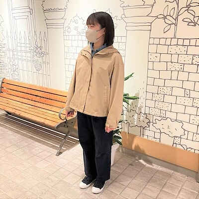 【モレラ岐阜】今週のコーデ　婦人　撥水フードジャケット