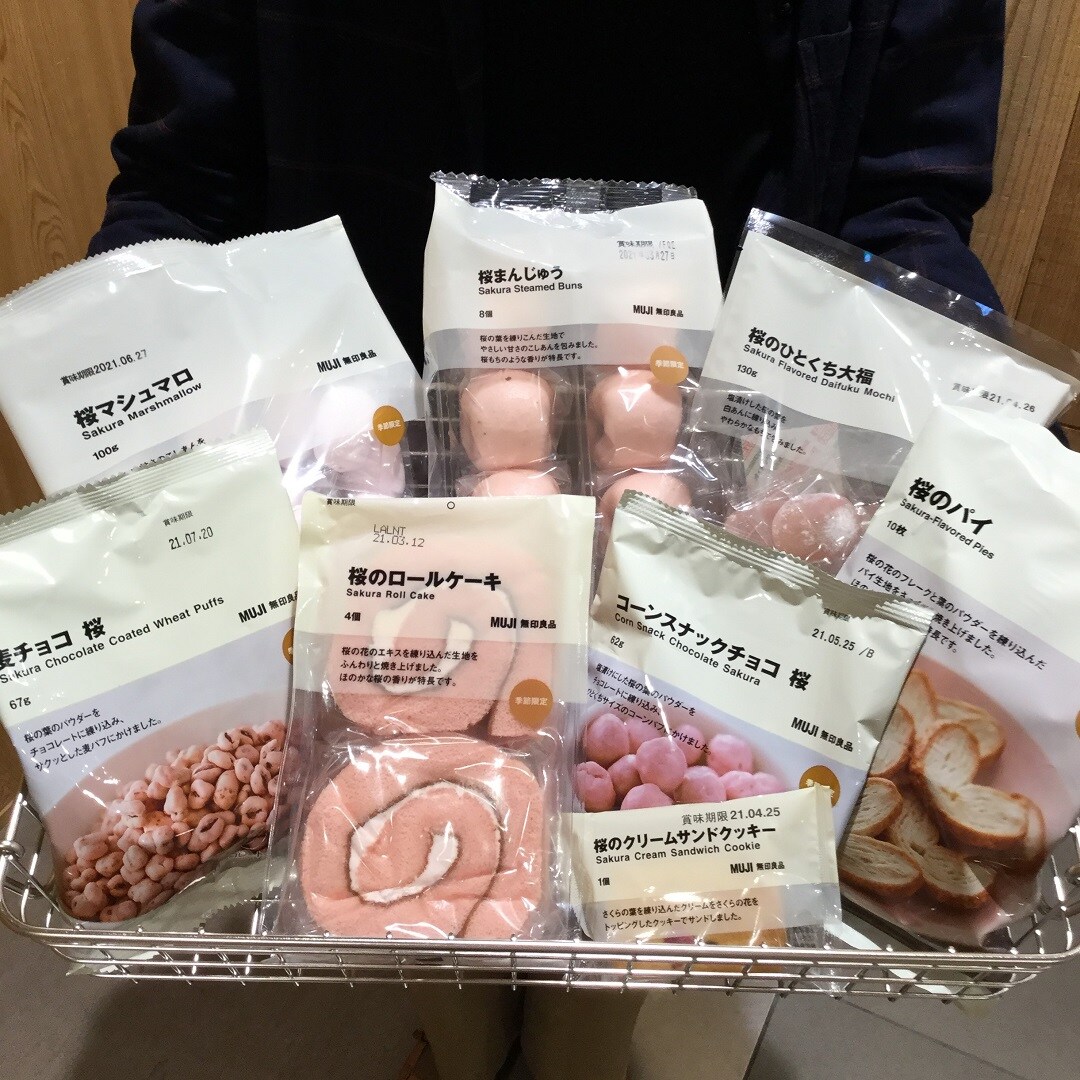 桜のお菓子が入荷しました