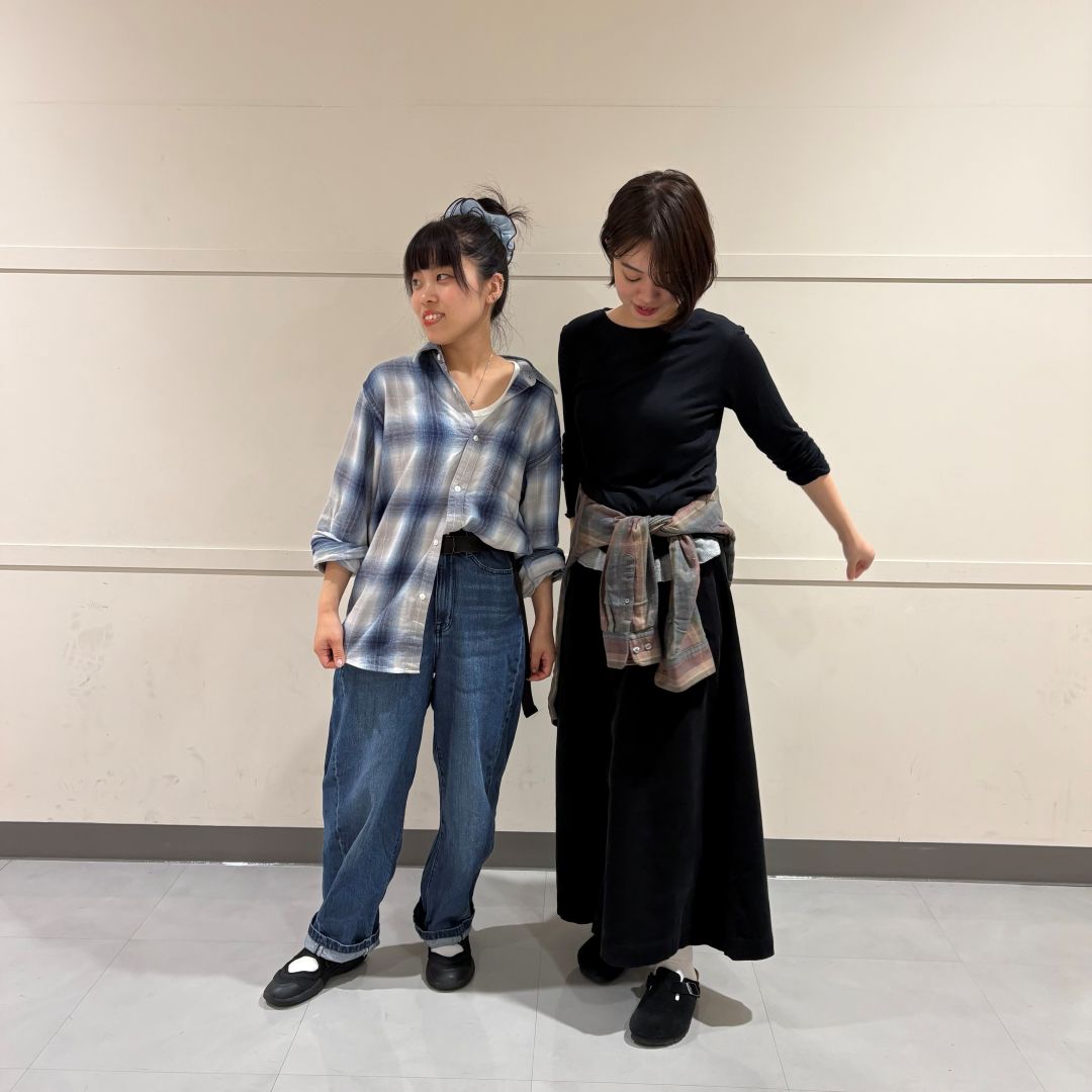 紳士　両面起毛フランネル長袖シャツ