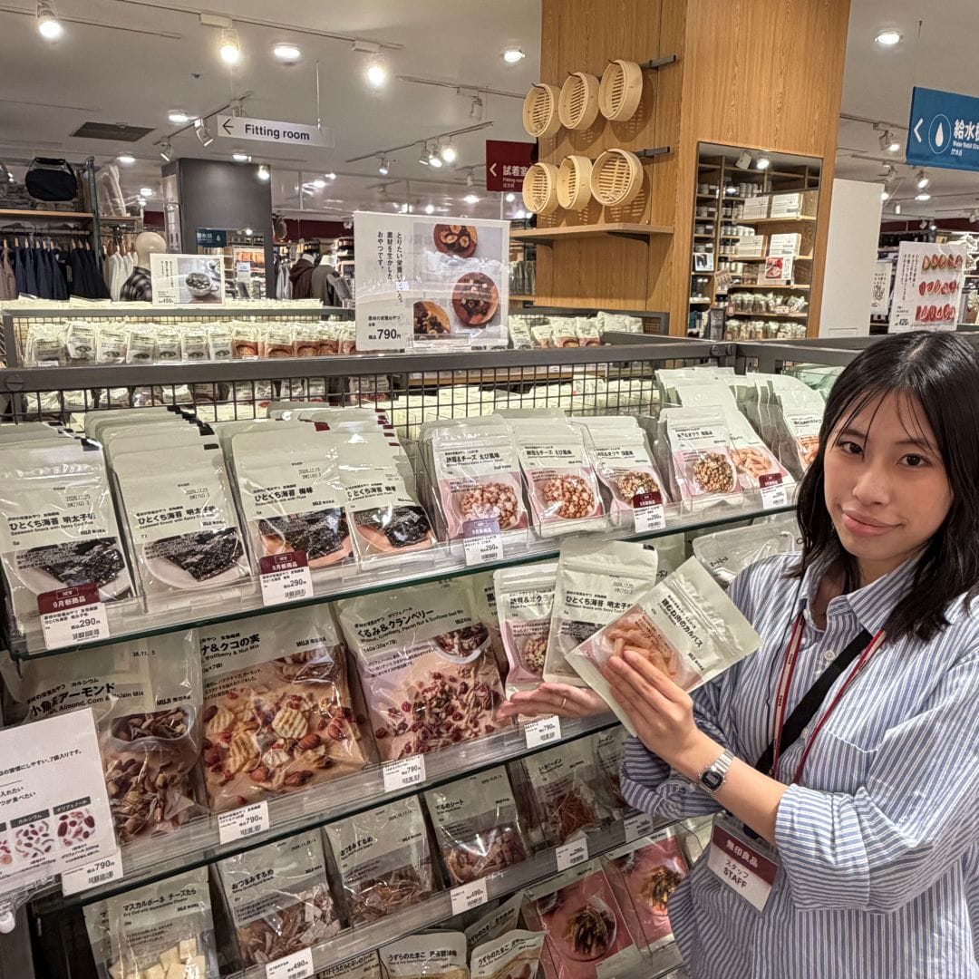 素材の栄養おやつ　売場画像