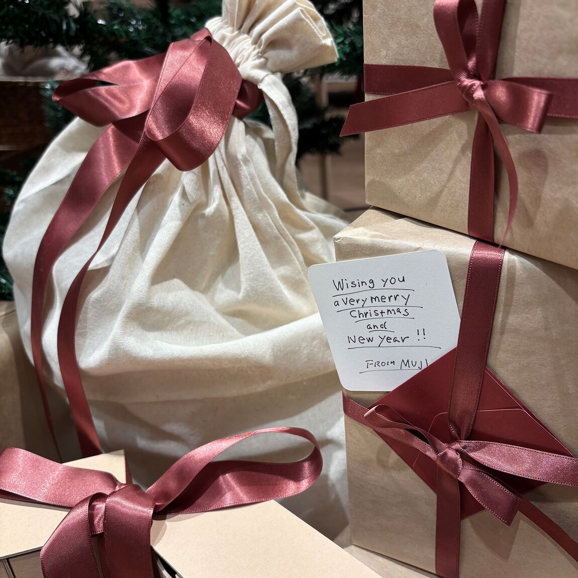 クリスマスギフトラッピング