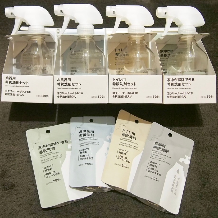 希釈洗剤シリーズ
