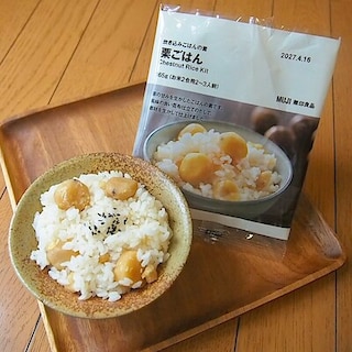 【アリオ鷲宮】秋の味覚「炊き込みごはんの素 栗ごはん」作ってみました