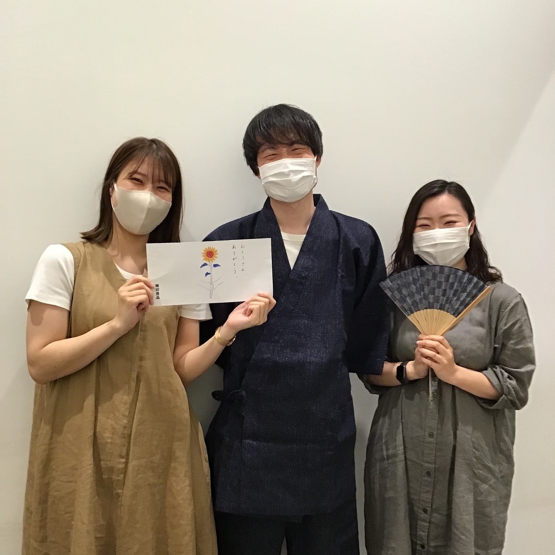 甚平着用写真