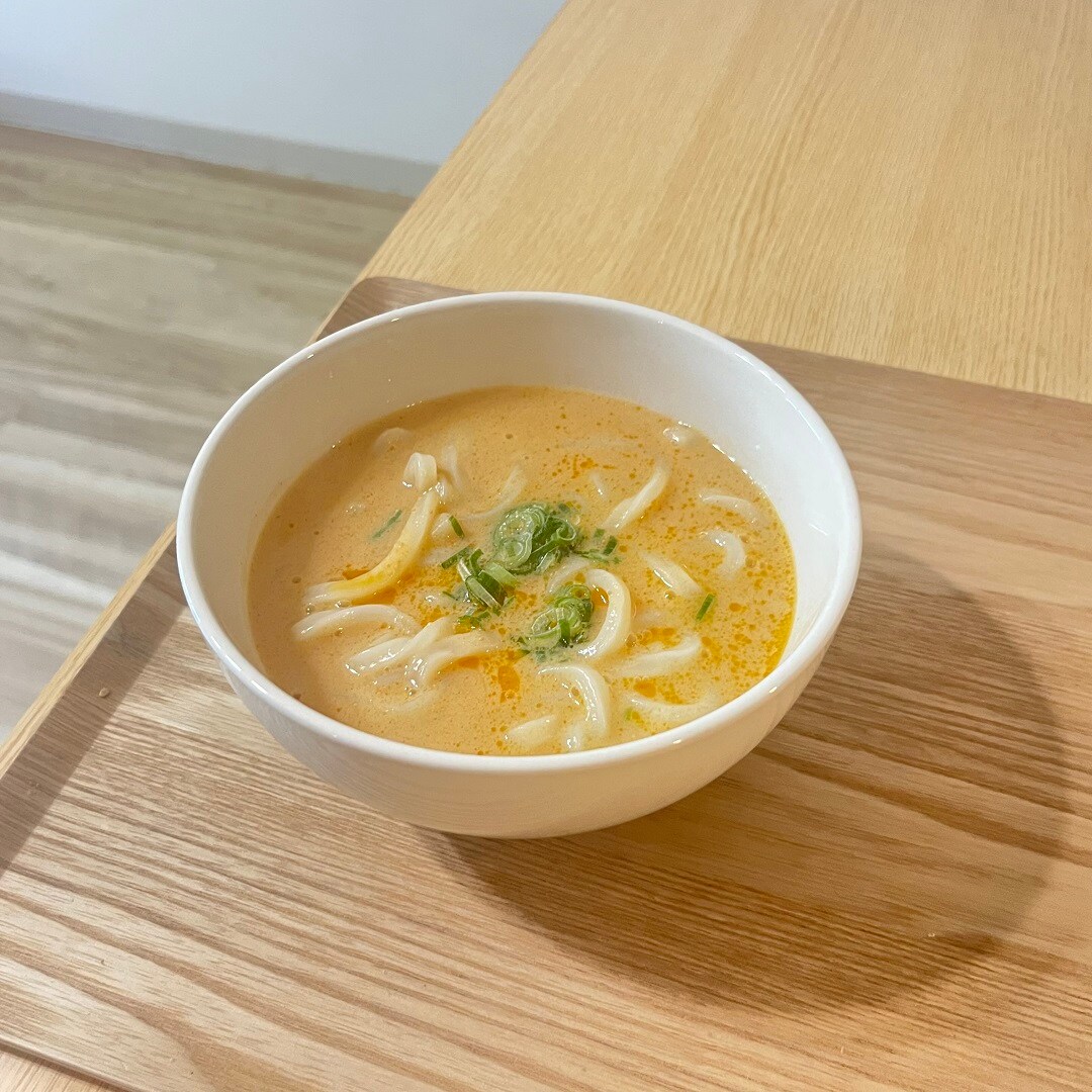 明太クリームスープの画像