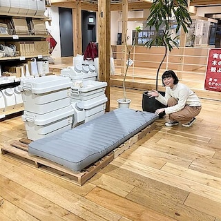 【グランフロント大阪】様々な場面で活躍する、空気でできたマットレス