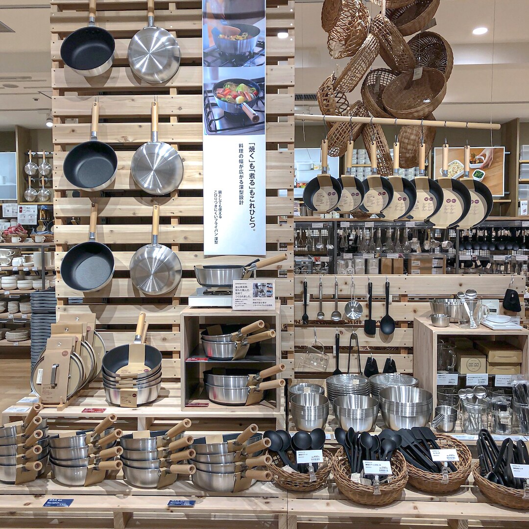 無印良品 フライパンセット 4点セット 新品未使用品 鍋としても使える こびりつきにくいフライパン 深型 | 無印良品