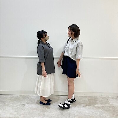 【イオンモール八幡東】身長165㎝＆157cm