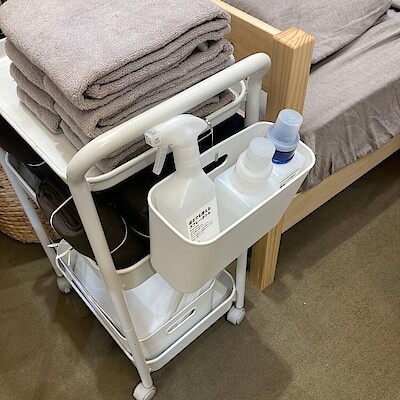【イオンモール鶴見緑地】新商品吊るしても使える薄型収納ケースのご紹介