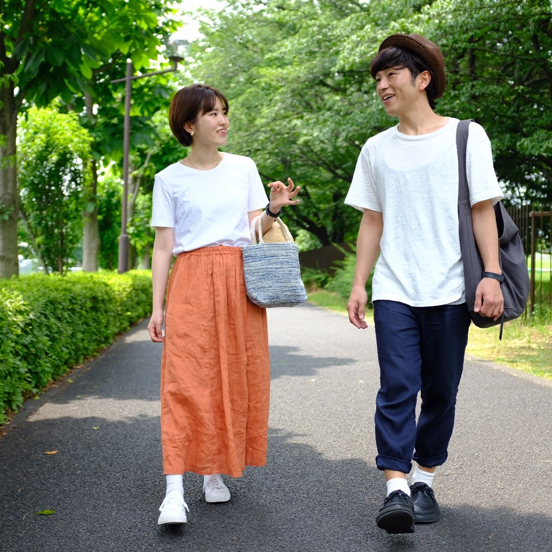 ルミネ立川】白Tシャツを着よう・リネンのコーディネート｜スタッフの