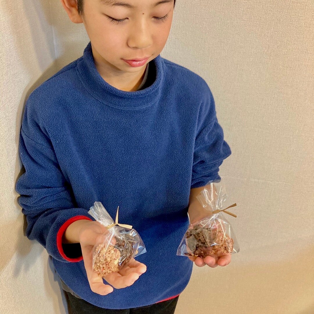 【リノアス八尾】こどもでもつくれたナッツクランチチョコ。