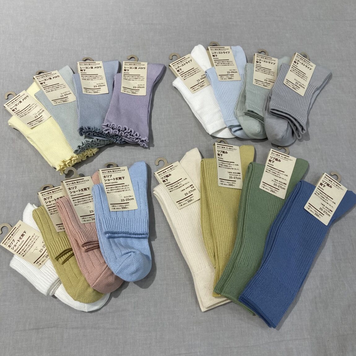 【イオンモール太田】春色靴下入荷しております！