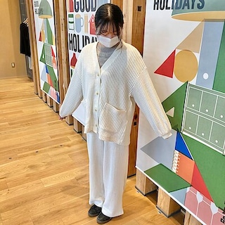 【イオンモール太田】ふんわり心地よい、ざっくり編んだルームウェア