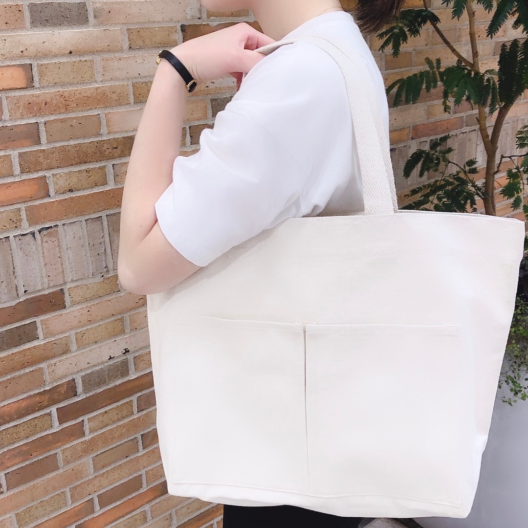 アトレ川崎】インド綿横型マイトートバッグ｜MY BEST MUJI Vol.4