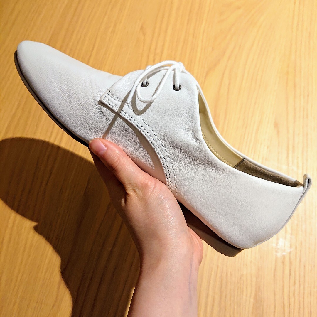 無印良品 レースアップヒールシューズ