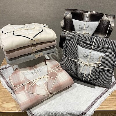 【本川越ぺぺ】ふんわりフランネル素材のパジャマ