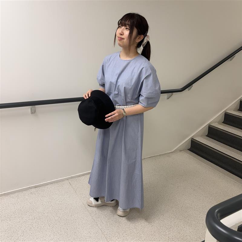 涼感半袖ワンピース