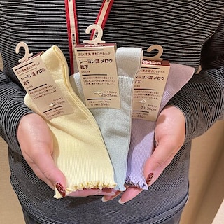 【アリオ蘇我】足元から春色を　新色靴下のご案内