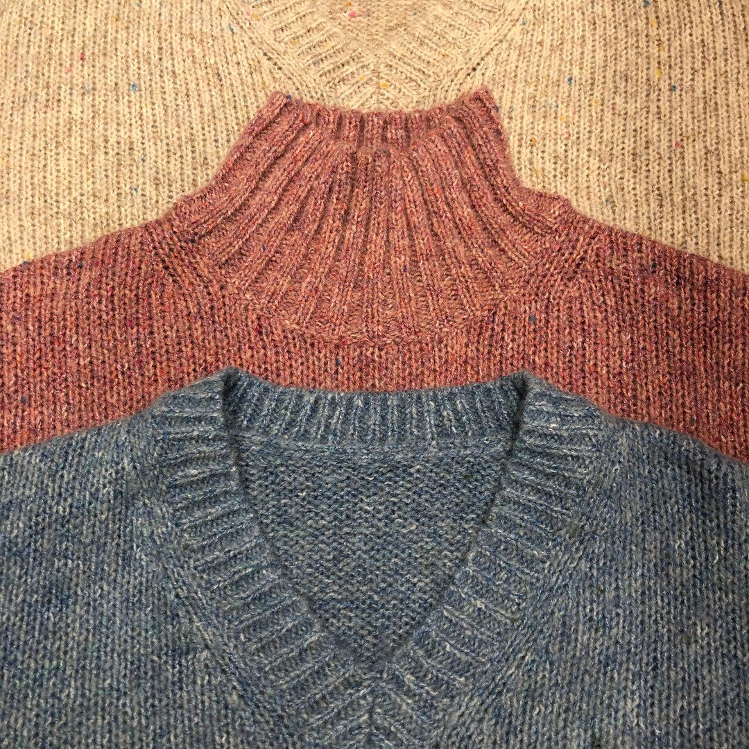 【コクーンシティさいたま新都心】ざっくりかわいいネップ糸セーター