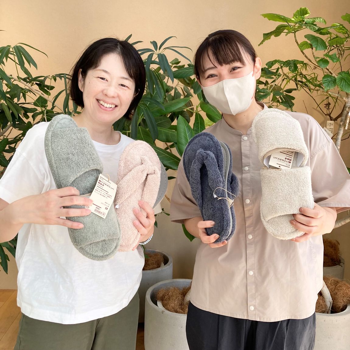 お風呂上がりや汗をかく時におすすめスリッパの写真