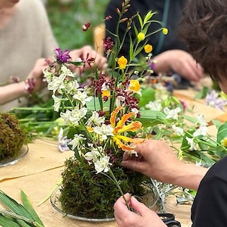 【広島パルコ】ソーダガラスの上でつくる、初夏の草花の小さな景色｜イベント