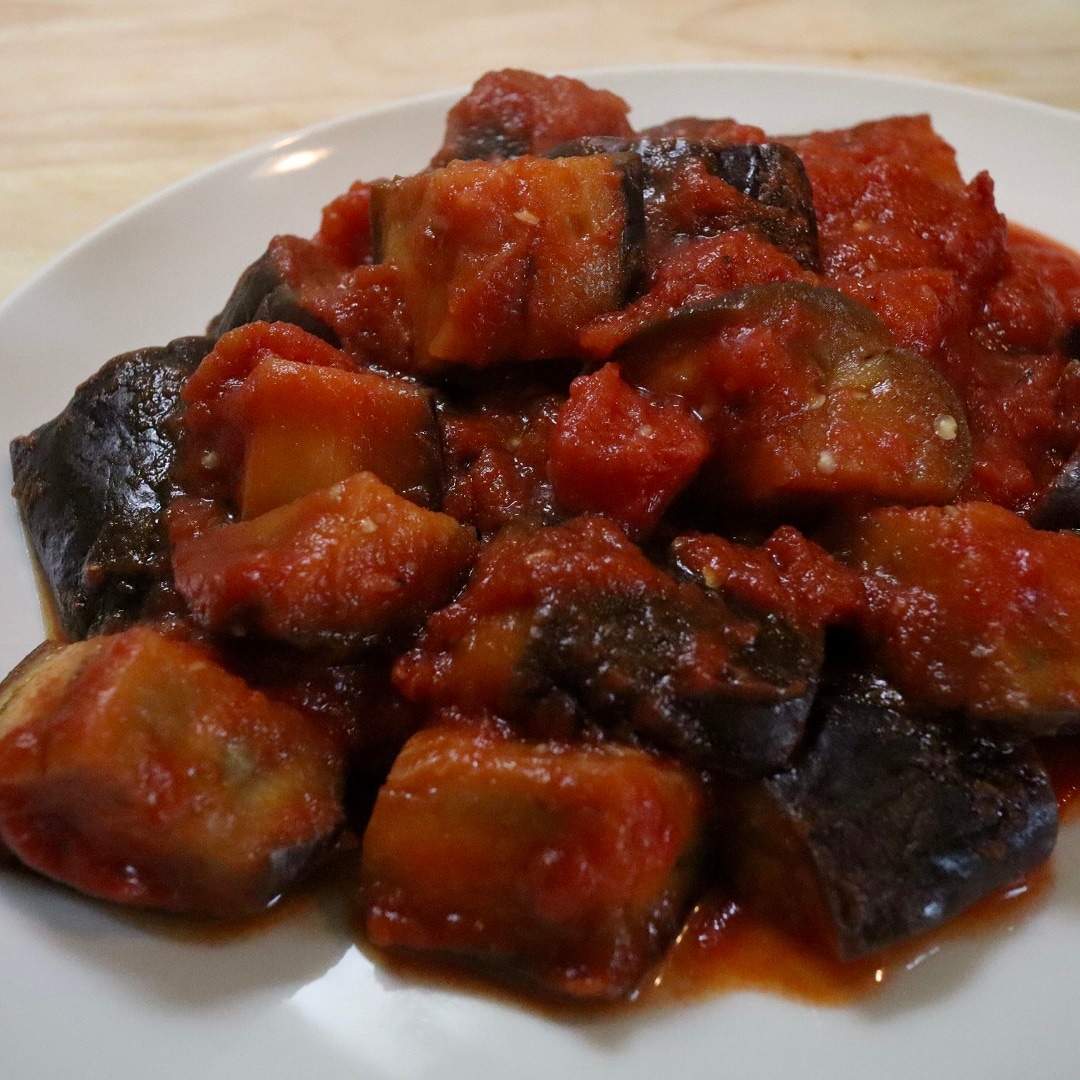 【難波】なすのカレートマト煮込み