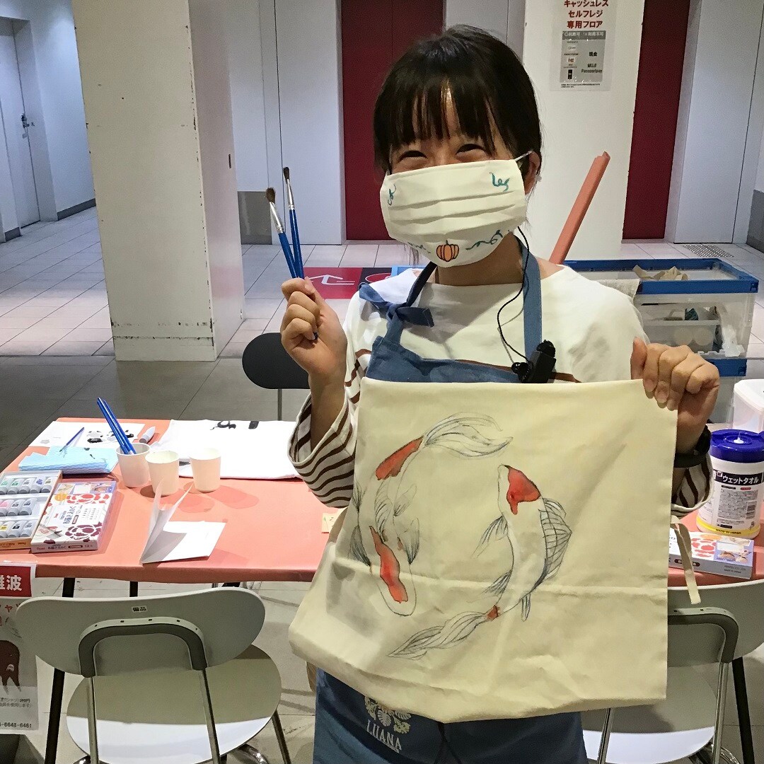 【難波】ワークショップ開催中です。