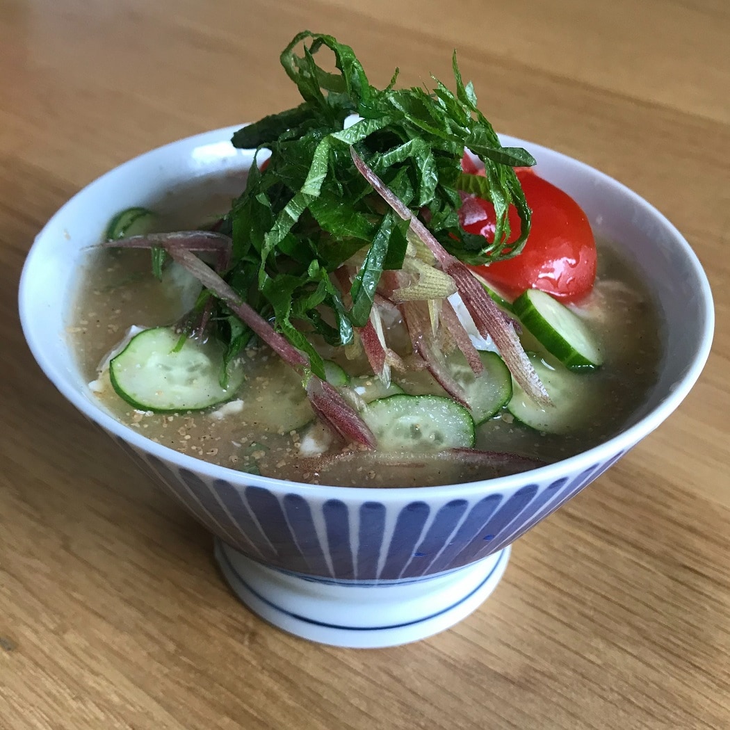 【難波】宮崎風 冷や汁が美味しい季節となりました